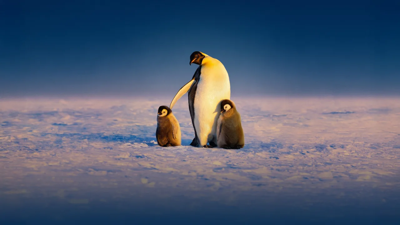 Penguenlerin Gizemli Dünyası 1080p Dual İndir - görsel 1
